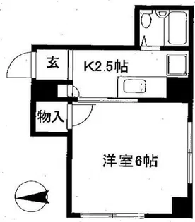 田中ビル【5階】の間取り