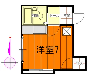 コーポ栄【2階】の間取り