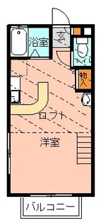 ベルメゾン弐番館【2階】の間取り