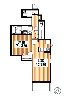Belle Demeure II【1階】の間取り