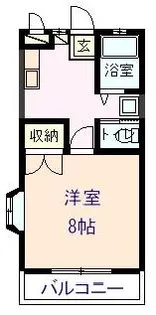 サニーコートジュネスA【1階】の間取り