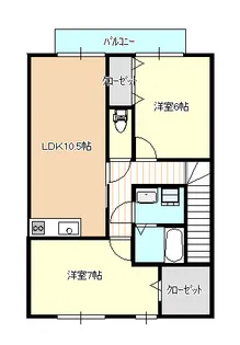 プレシャスライフI【2階】の間取り