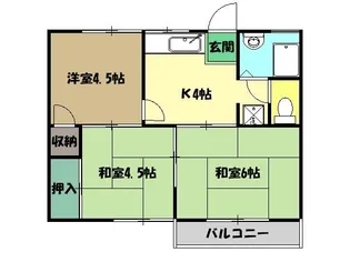 藤沢ハイツ【2階】の間取り