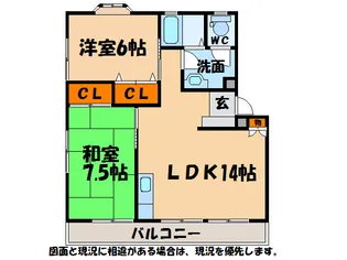 第2コーポ新聖【2階】の間取り