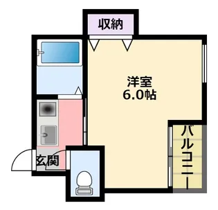 兵庫県西宮市甲子園六番町【マンション】の間取り