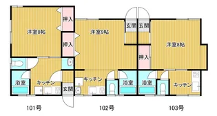 藤本ハイツ【1階】の間取り