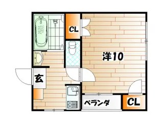 福岡県北九州市小倉北区馬借1【マンション】の間取り