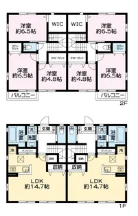 サンセットモールB【1階】の間取り