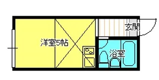 プラザ東毛呂【1階】の間取り