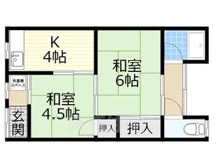 増田文化【2階】の間取り