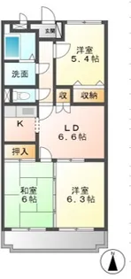 ユーミー・ベル東一宮【2階】の間取り