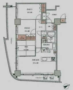 KOKURA TOWER【8階】の間取り