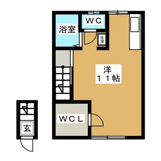 さくら館 B棟【2階】の間取り