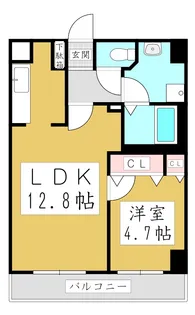 Plus-D【5階】の間取り