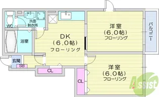 21センチュリーホーム【1階】の間取り