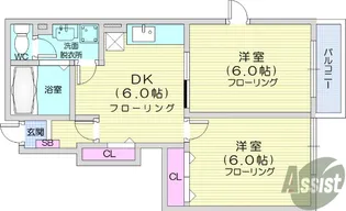 21センチュリーホーム【1階】の間取り