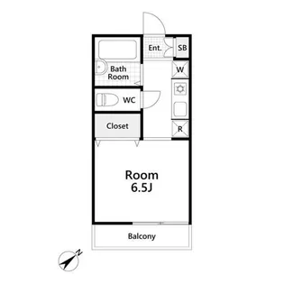 パークヨコチョー【1階】の間取り