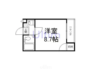 ハイツすぎさII番館【3階】の間取り