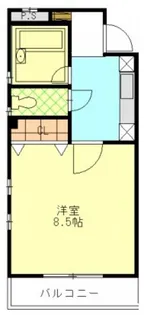 プレステージ高島【3階】の間取り