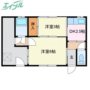 三重県伊勢市船江3【一戸建】の間取り
