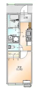 ESTAGE船橋North【1階】の間取り