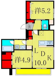 VINGT CINQ【2階】の間取り