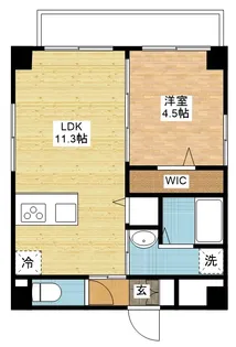 長崎県長崎市万才町【マンション】の間取り