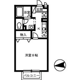 Belle cote【2階】の間取り