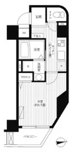 ハラスパジオ下北沢【2階】の間取り