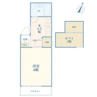 ハビタASO【2階】の間取り