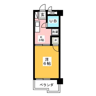 第2宮脇ビル【3階】の間取り