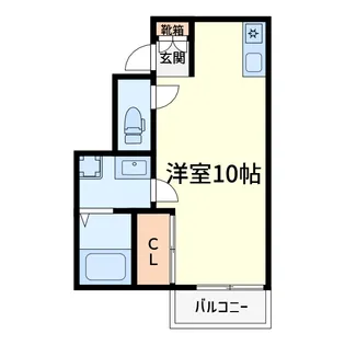 F´grace高槻【1階】の間取り