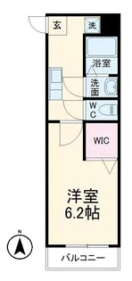 ラフィーナー大和【2階】の間取り