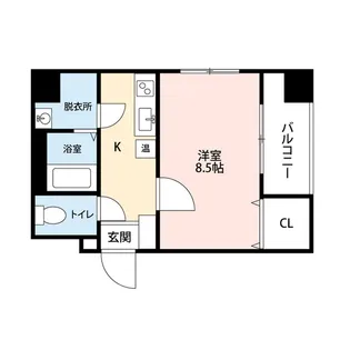 パークハイツ長岡【4階】の間取り