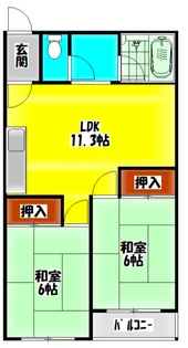 ベストハイツジョイ【3階】の間取り
