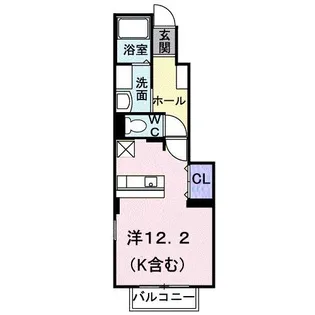 広島県福山市神村町【アパート】の間取り