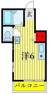 ネオス葛西【1階】の間取り