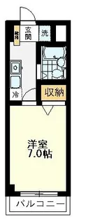 東京都国立市北2【マンション】の間取り