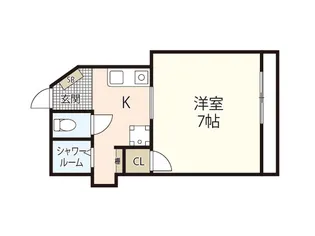 朝日ビル【4階】の間取り