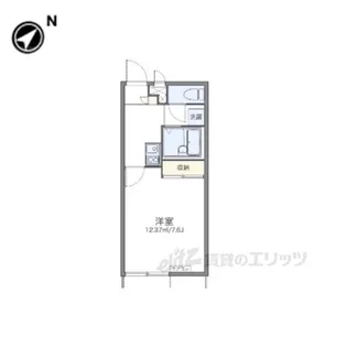 レオパレスリンネル【2階】の間取り