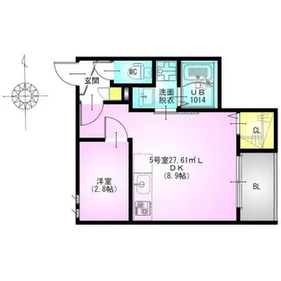 神奈川県海老名市国分北2【アパート】の間取り