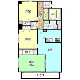 カネキビル【3階】の間取り