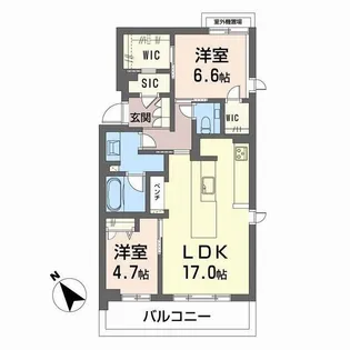 トラピッチェエメラルド【3階】の間取り