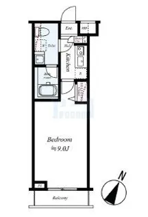 エスペルーモ中村橋【4階】の間取り