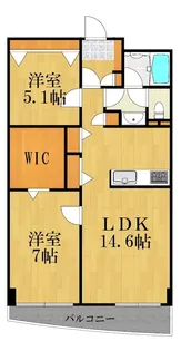 神奈川県横浜市鶴見区鶴見中央1【マンション】の間取り