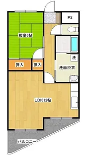 宮崎県都城市妻ケ丘町【アパート】の間取り
