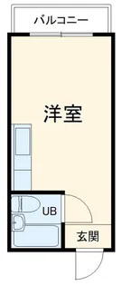 1Rの間取り画像