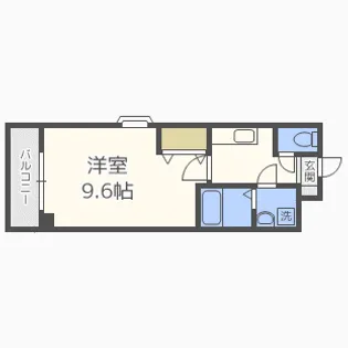 ハセビエント【4階】の間取り
