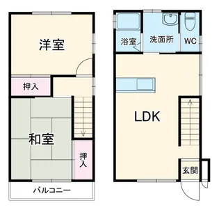 静岡県浜松市中央区大平台4【一戸建】の間取り