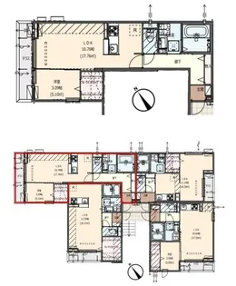 グラシア徳山【3階】の間取り